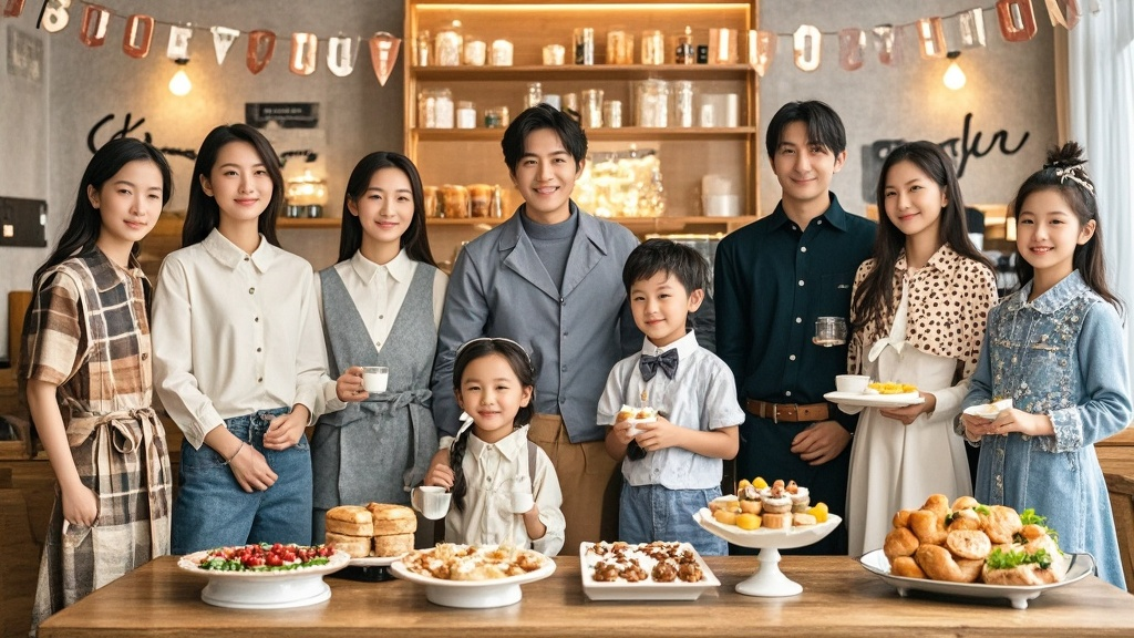 一月咖啡馆包间：11 成人 3 孩子低糖自助冷餐派对的完美之约